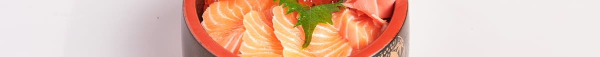 Salmon and Salmon Egg Chirashi