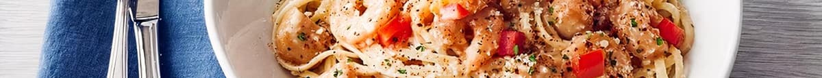 Baja Scallops and Shrimp Scampi Pasta