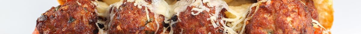 Meatball Parmigiana Sub Sandwich