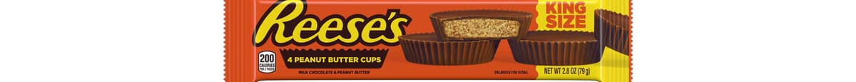 Reese's Peanut Butter Cups Milk Chocolate King Size (2.8 Oz)