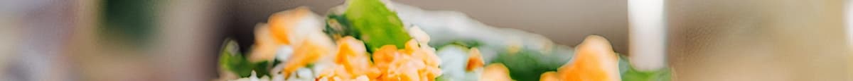 Salade césar avec crumble de parmesan / Caesar salad with Parmesan Crumble