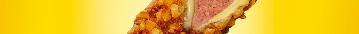 Hotdog + Mozzarella + Crispy Potatoes
