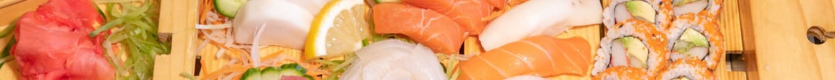 Single Sushi and Sashimi Combo