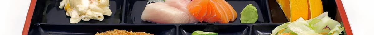 7. Tonkatsu (Pork Cutlet) & Sashimi