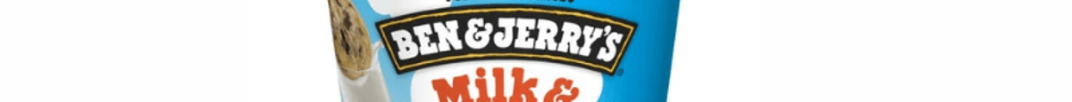 Ben & Jerry's Ice Cream Milk and Cookies