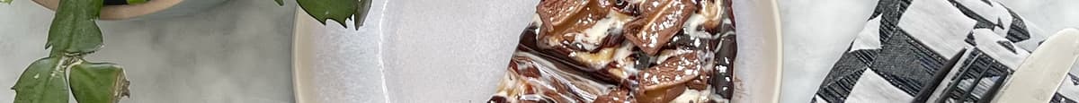 Double Chocolate & Smashed Mars Bar Loaded Waffles