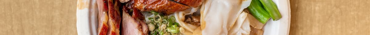 B.B.Q Pork & Roasted Duck Over Rice叉烧和鸭饭
