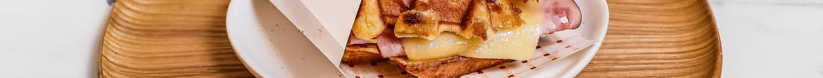 Ham & Cheese Waffle Sandwich