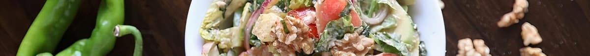 Qartuli Salata Nigvzit - Georgian Salad with Walnuts