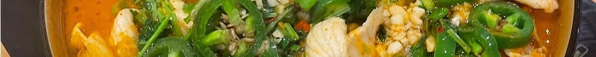 9. 水煮鱼片 / Spicy Fish with Chili Oil