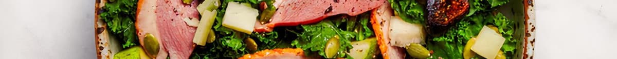 La Mancha - Kale Salad, Smoked Duck Breast & Manchego (sheep’s milk cheese)
