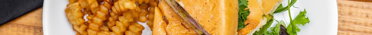 Cuban Sandwich with Fries