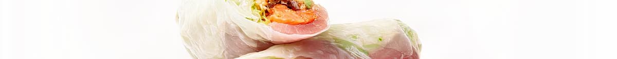 Rouleaux thon et poireaux frit / Fried Tuna and Leeks Rolls