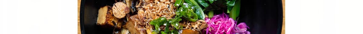 Vegan Exotic Mushrooms & Tofu, Red Rice & Quinoa [VG, GF]