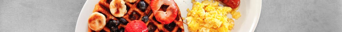 Waffle de Desayuno / Breakfast Waffle