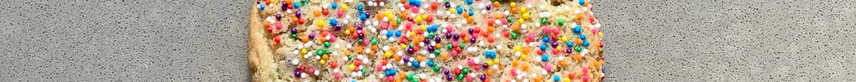 Rainbow Confetti Cookie