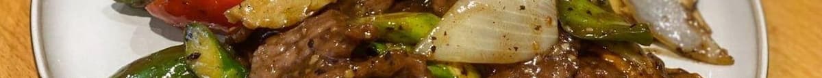 Stir-Fried Beef with Black Pepper Sauce 黑椒牛肉