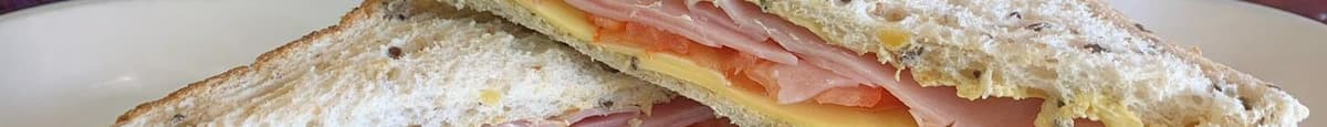 Ham, Cheese & Tomato Sandwich