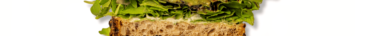 Vegan Hummus Club Sandwich 