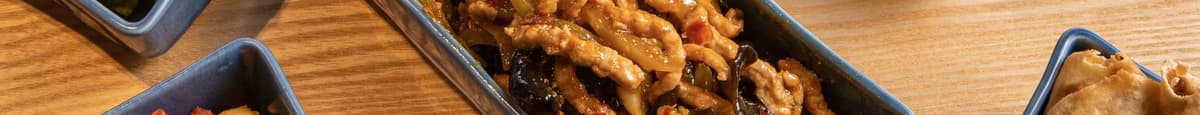 Shredded Pork with Spicy Garlic Sauce Bento / 鱼香肉丝便当