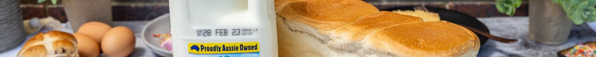 Bread & Full Cream Milk Combo