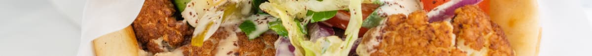 6. Fried Cauliflower  sandwich ( vegan ) 