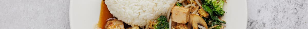 L1. Tofu and Veggies with Rice