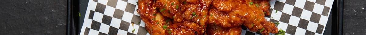 10pcs Glazed Fried Chicken 10塊裹醬炸雞(닭강정) - Sauce on Top