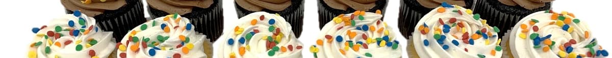 Cupcakes - White & Chocolate Variety