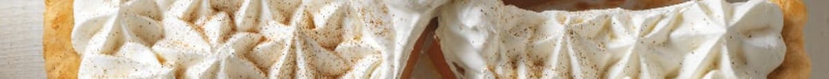 Whole Classic Pumpkin Pie with Real Whipped Cream
