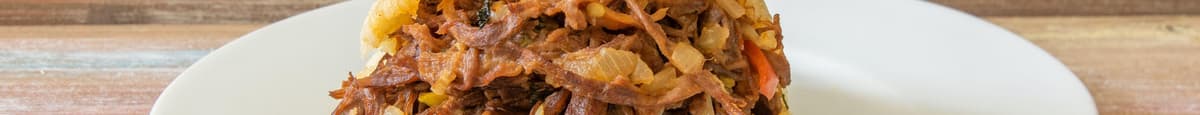 Arepa de Carne Mechada (Shredded Beef)