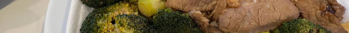 L4. Beef Broccoli, Pork Fried Rice