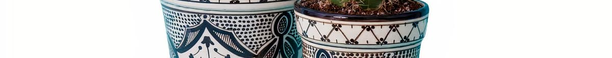 Morocco Ceramic Planter Set