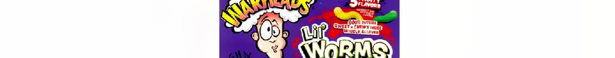 Warheads P'tits Vers 99g / Warheads Lil' Worms 99g