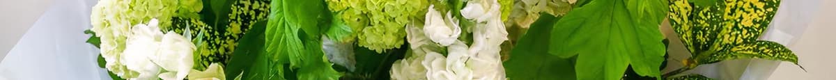 Bouquet | White & Green