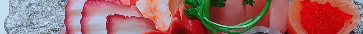 Assorted Sashimi (18 Pieces)