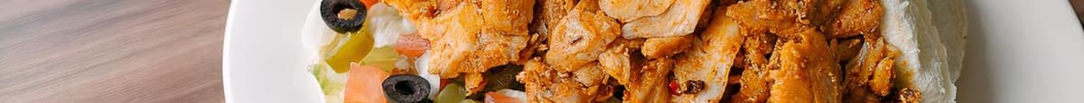 Large Chicken Donair Pita Wrap