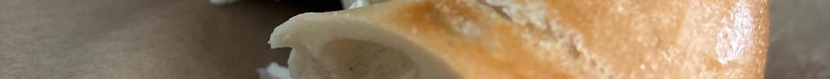Plain Cream Cheese Bagel 