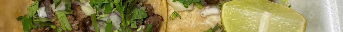 28) Tacos Carne Asada