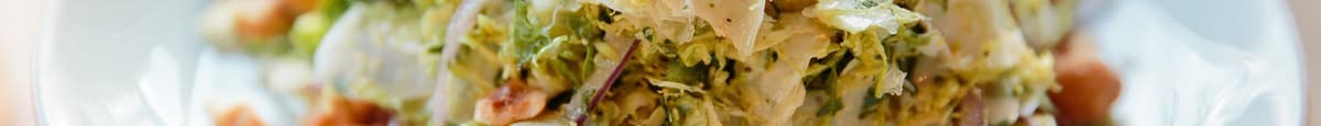 Shaved Brussels Sprouts and Kale Salad

