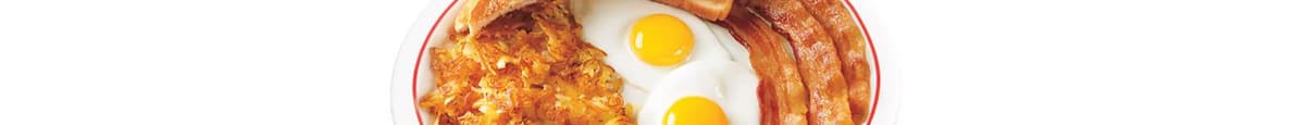 2 Eggs & Meat Breakfast