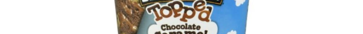 Ben & Jerry's Topped Chocolate Caramel Cookie Dough (1 Pint)