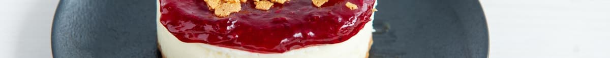 Cheesecake individuel aux framboises / Individual Raspberry Cheesecake