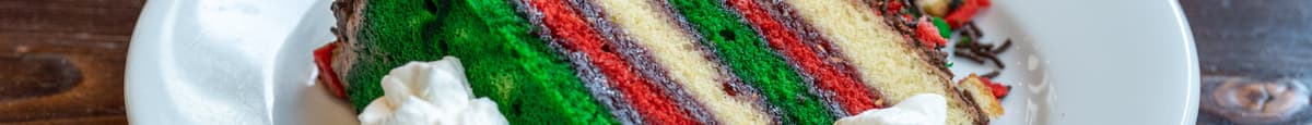 Rainbow Italian Cookie Cake