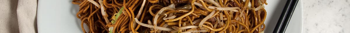 Beef Chow Mein with Black Pepper Sauce