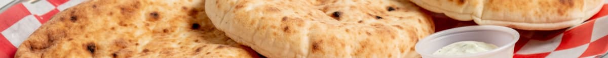 Three Homemade Pita Bread
