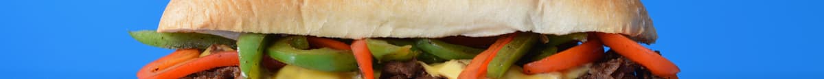Grilled Pepper Philly Cheesesteak