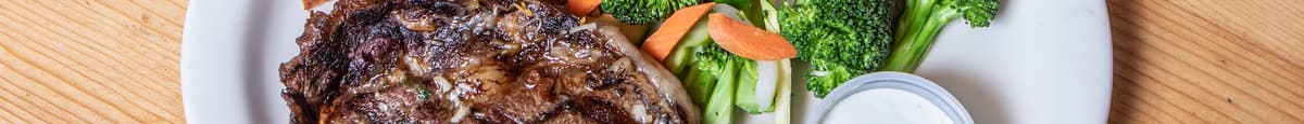 Angus Beef Ribeye Steak Dinner