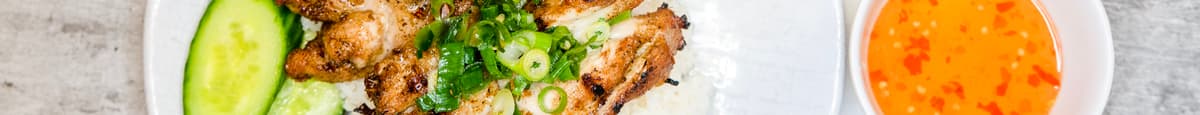 Grilled Chicken or Grilled Pork Rice Vermicelli