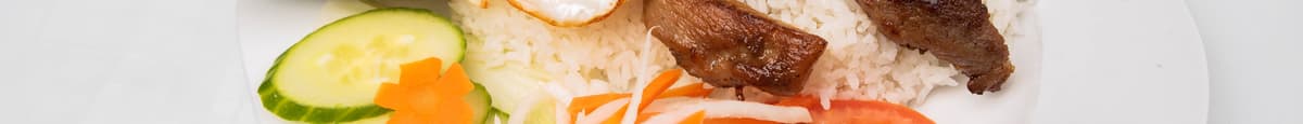Rice Platter with Pork Chop